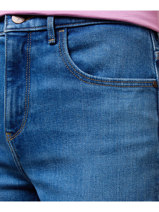 Wrangler Wrangler Jeansy Straight Niebieski Straight Fit