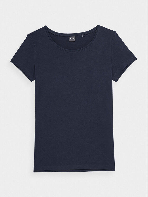 4F 4F T-Shirt 4FMM00TTSHF731-30S Granatowy