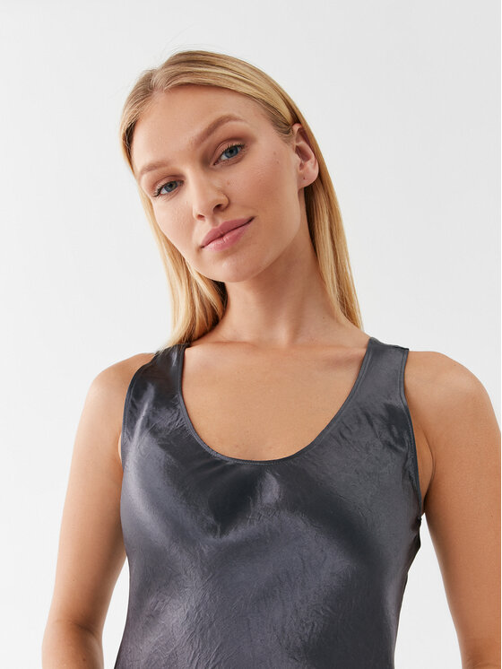 Max Mara Leisure Max Mara Leisure Každodenní šaty Talete 23322601 Šedá Regular Fit
