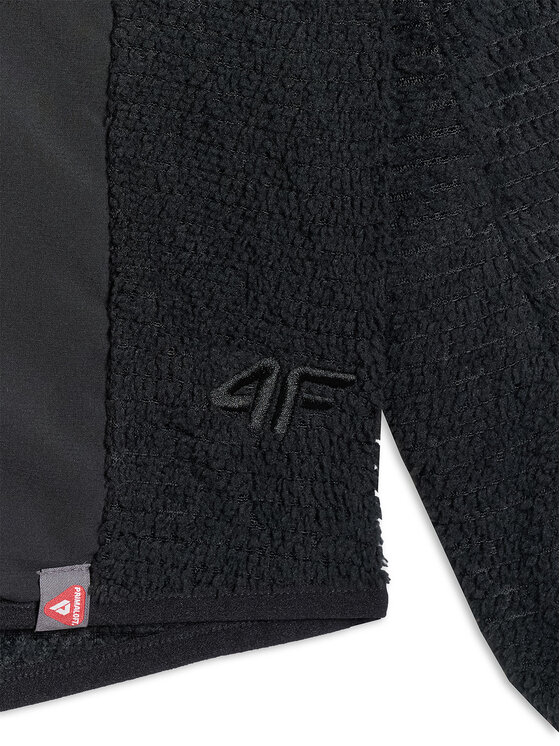 4F 4F Bluza techniczna TRAIL RUNNING Czarny Regular Fit