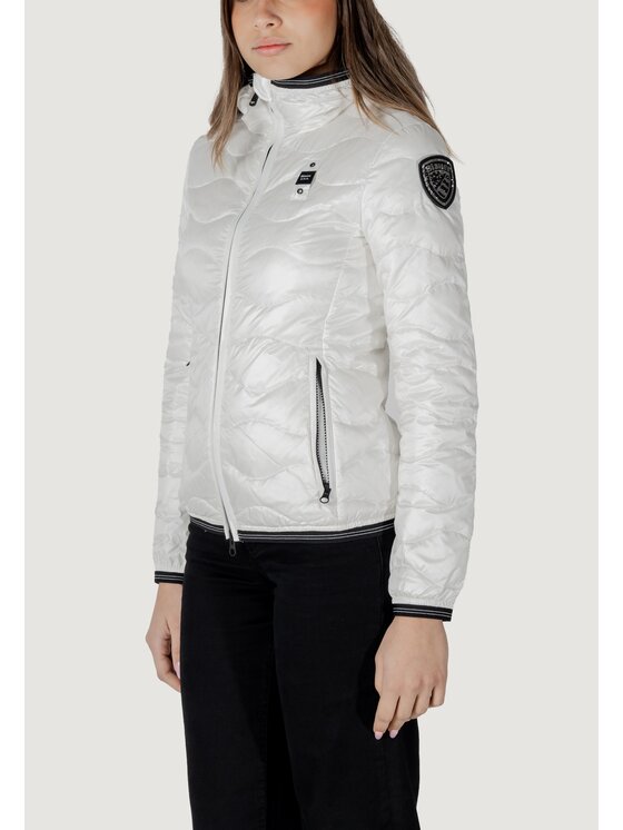 Blauer Blauer Μπουφάν πουπουλένιο CAMELIA Λευκό Slim Fit