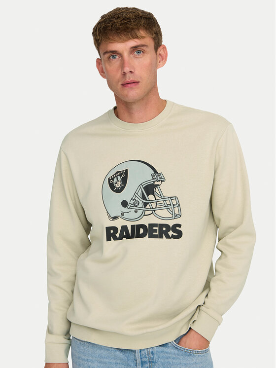 Only & Sons Only & Sons Суитшърт 22031838 Бежов Regular Fit