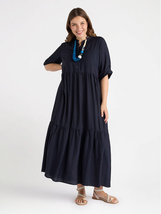 Fiorella Rubino Fiorella Rubino Abito da sera 7046T101729N034 Blu A-Line Fit