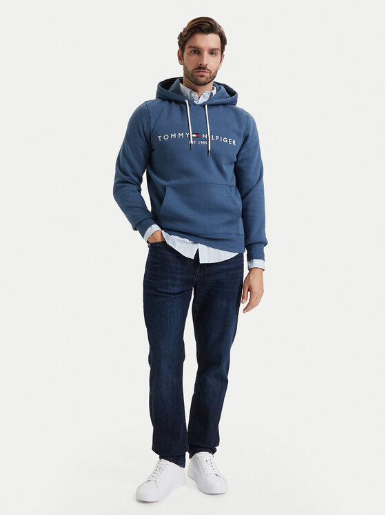 Tommy Hilfiger Tommy Hilfiger Pluus Logo MW0MW11599 Sinine Regular Fit