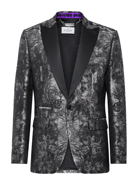 PHILIPP PLEIN PHILIPP PLEIN Giacca da abito 1917 Nero Fitted Fit