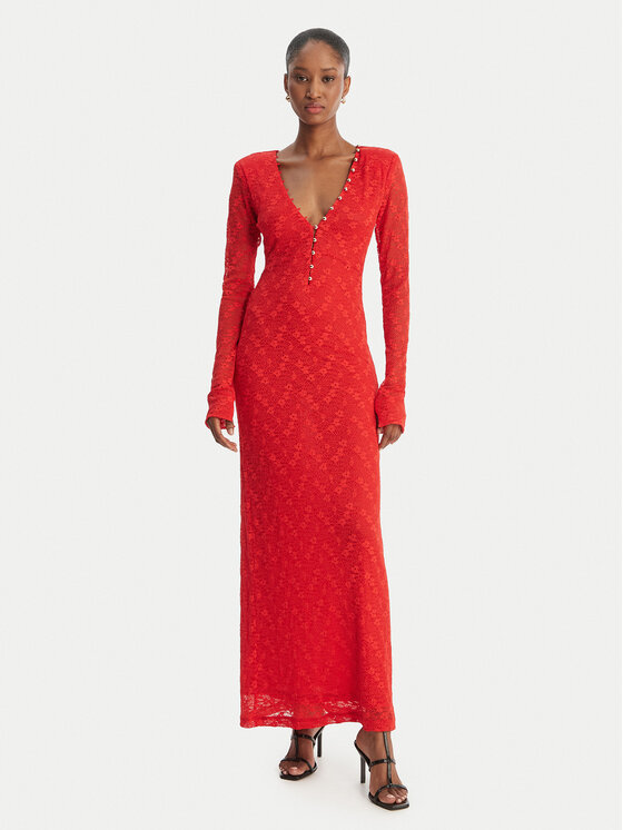 Bardot Bardot Koktejlové šaty Zenia 60239DB Červená Slim Fit