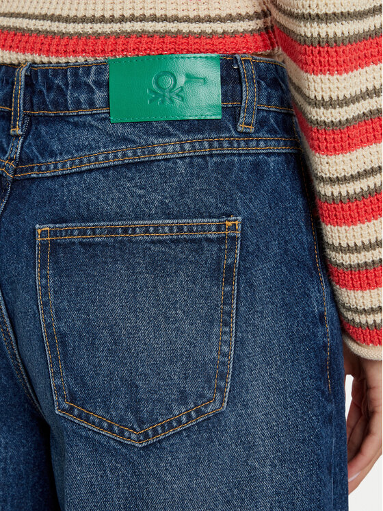 United Colors Of Benetton United Colors Of Benetton Farmer 45F8DE01Z Sötétkék Wide Leg