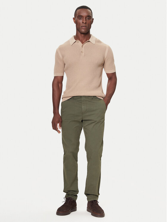 United Colors Of Benetton United Colors Of Benetton Chino nohavice 4TZYUF04P Zelená Slim Fit