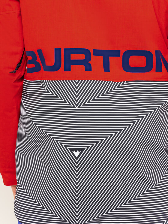Burton Burton Giacca da snowboard Hilltop 13066105600 Rosso Regular Fit