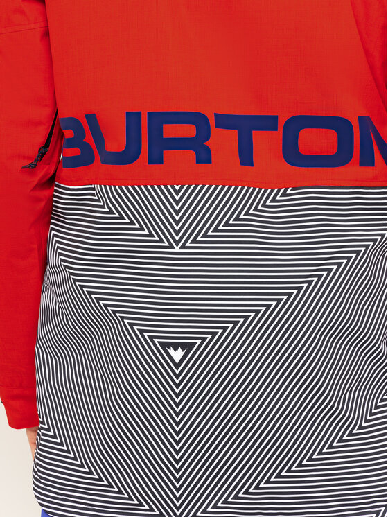 Burton Burton Snowboardová bunda Hilltop 13066105600 Červená Regular Fit