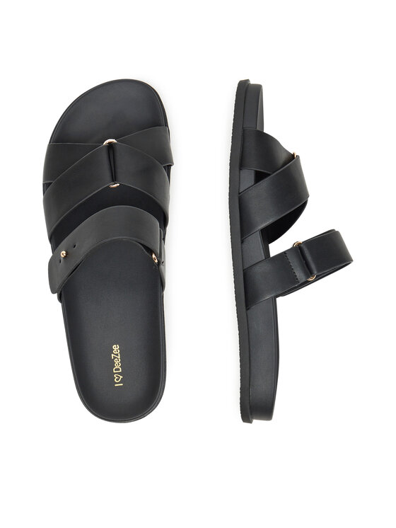 DeeZee DeeZee Klapki HY59053-3 Czarny