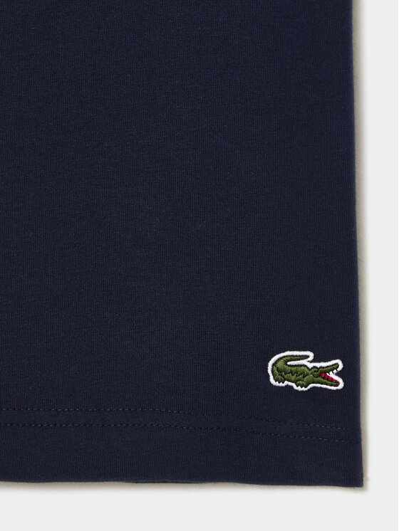 Lacoste Lacoste T-shirt TH1285 Tamnoplava Regular Fit