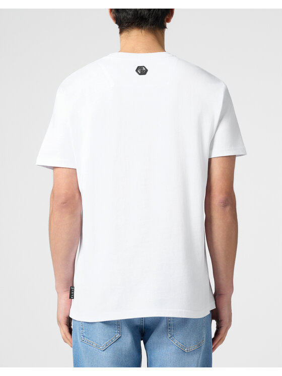 PHILIPP PLEIN PHILIPP PLEIN T-Shirt 30617 Biały Regular Fit
