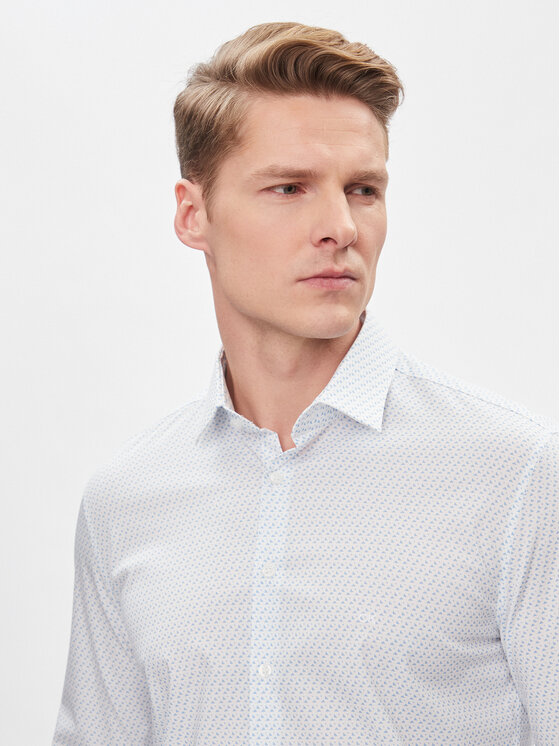 Calvin Klein Calvin Klein Koszula K10K112311 Biały Slim Fit