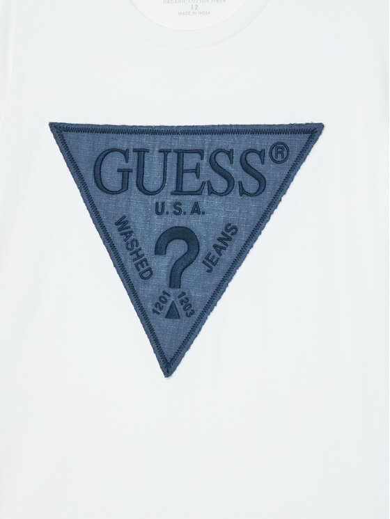 Guess Guess T-krekls L5RI14 K8HM4 Balts Regular Fit
