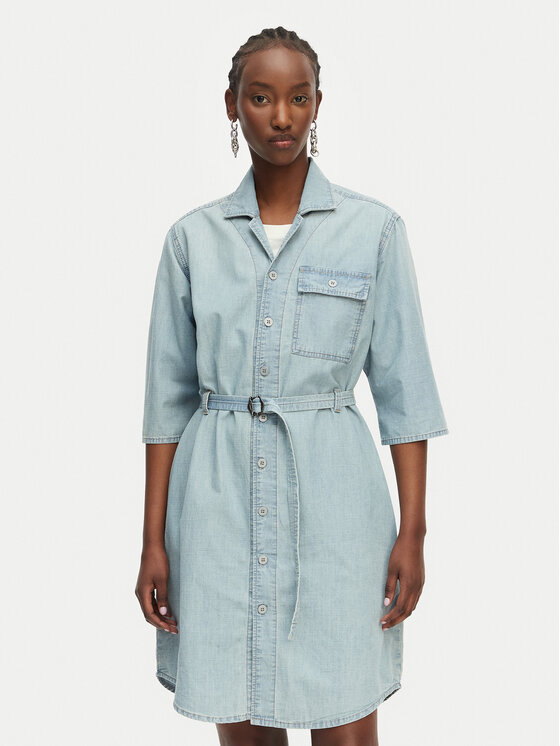 G-Star Raw G-Star Raw Джинсова сукня D28853-E356 Голубий Regular Fit