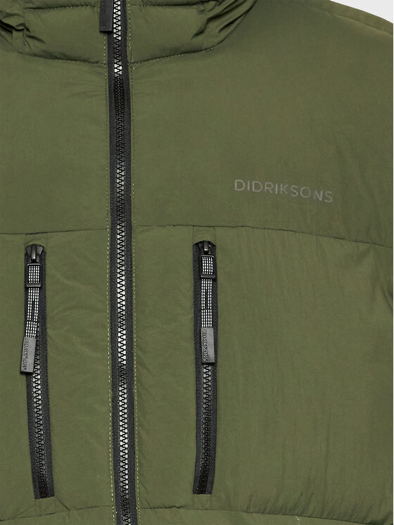 Didriksons Didriksons Giubbotto invernale Hilmer 504239 Verde Loose Fit