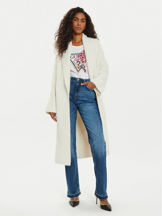 Guess Guess Džinsi W4YA33 D5DD4 Tumši zils Straight Fit