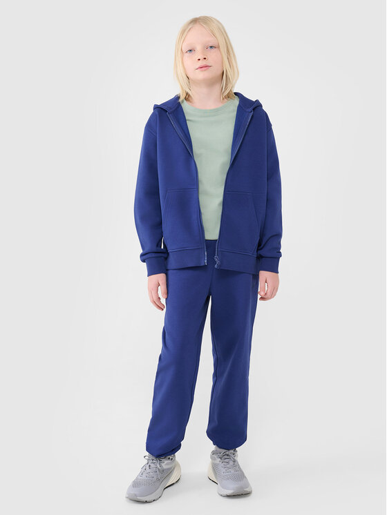 4F 4F Bluza BASIC+ Niebieski Oversize