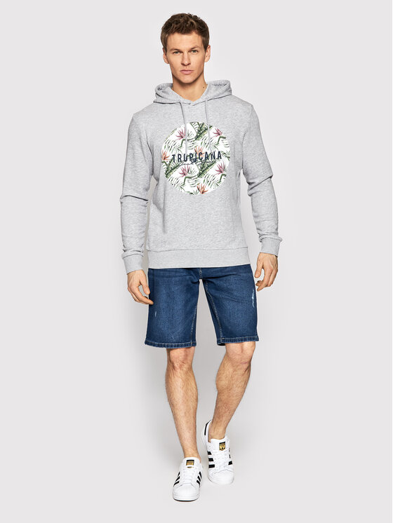 Jack&Jones Jack&Jones Mikina Coastal 12200655 Šedá Regular Fit