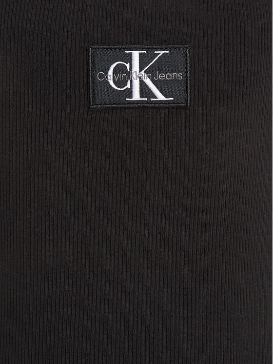 Calvin Klein Jeans Calvin Klein Jeans Vasarinė suknelė Badge IG0IG02471 Juoda Regular Fit