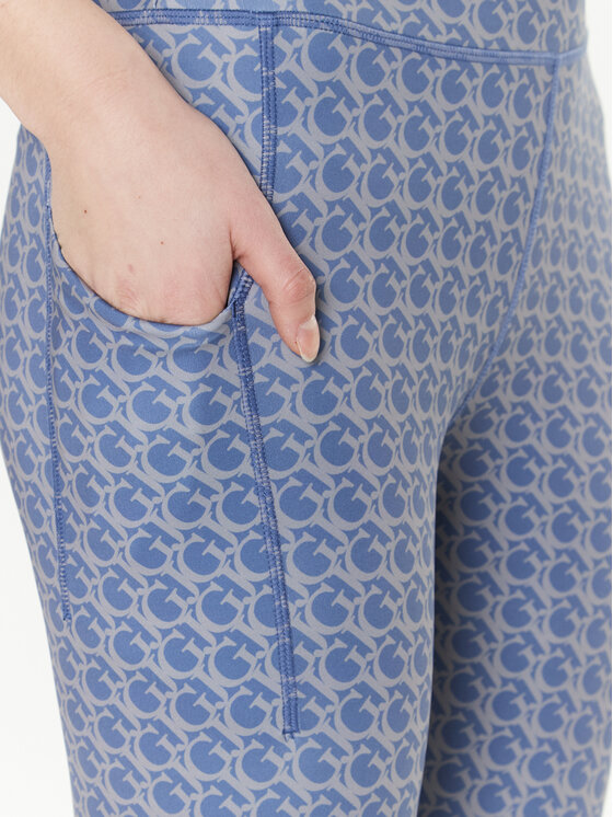 Guess Guess Leggings V3GB02 MC03W Plava Slim Fit