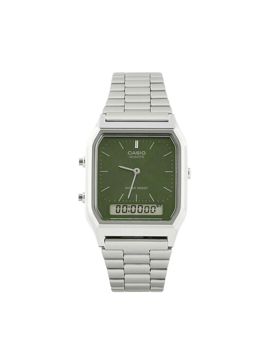Casio Casio Laikrodis Vintage AQ-230A-3AMQYES Sidabrinė