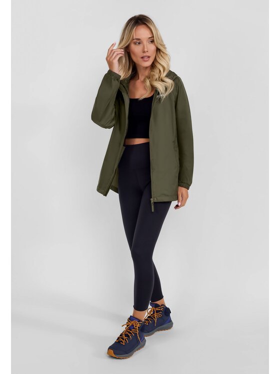 minoti minoti Kurtka przeciwdeszczowa 26LRJACKET3 Khaki Regular Fit