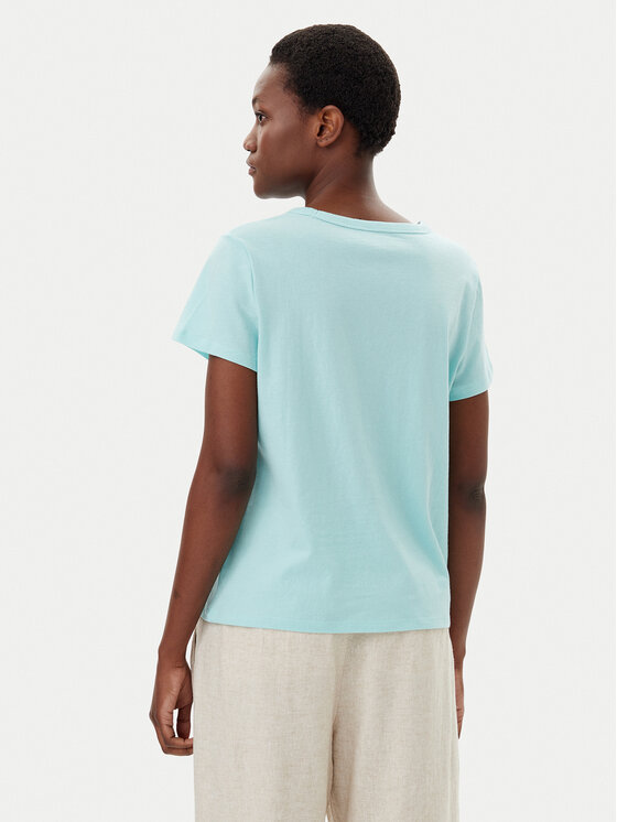 Gap Gap T-Shirt 723631-06 Zielony Regular Fit