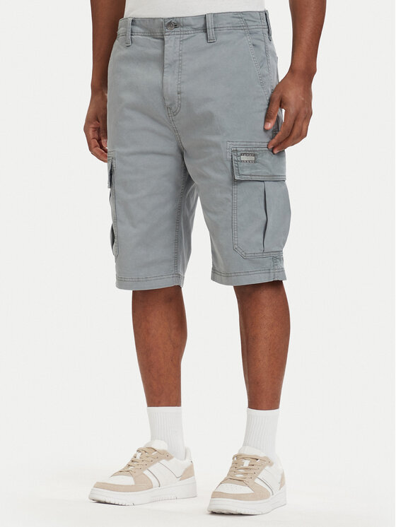 Tommy Jeans Tommy Jeans Шорти от плат Otis DM0DM22831 Сив Regular Fit