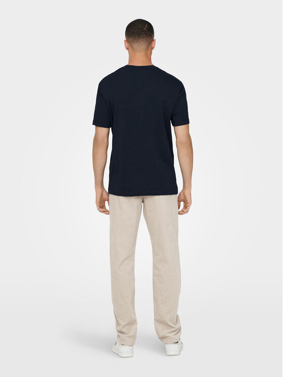 Only & Sons Only & Sons T-shirt 22025208 Tamnoplava Regular Fit