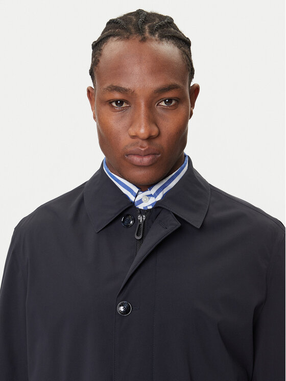 Bugatti Bugatti Palton 535400-59030 Bleumarin Slim Fit
