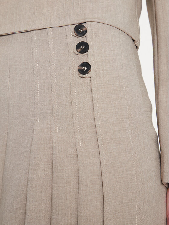 Karen by Simonsen Karen by Simonsen Trapecijos formos sijonas Nina 10104824 Pilka Regular Fit