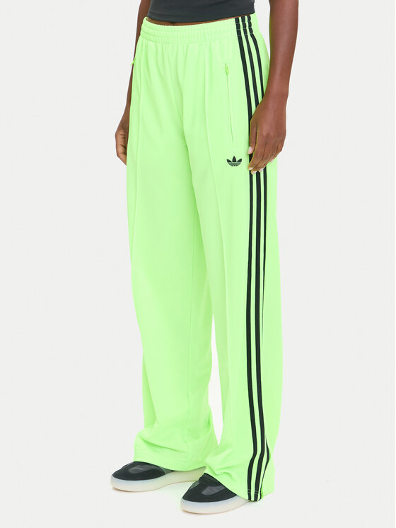 adidas Spodnie dresowe adicolor Classic Firebird JW1228 Zielony Loose Fit