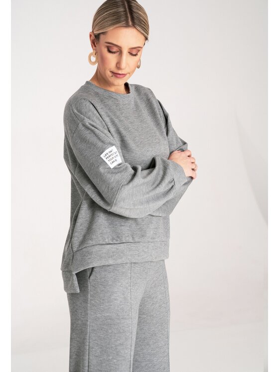 FIGL FIGL Tepláková souprava M1168 Šedá Regular Fit