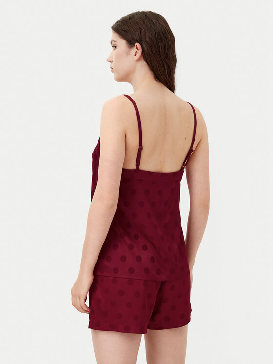 Tommy Hilfiger Tommy Hilfiger Pižama UW0UW05551 Raudona Regular Fit