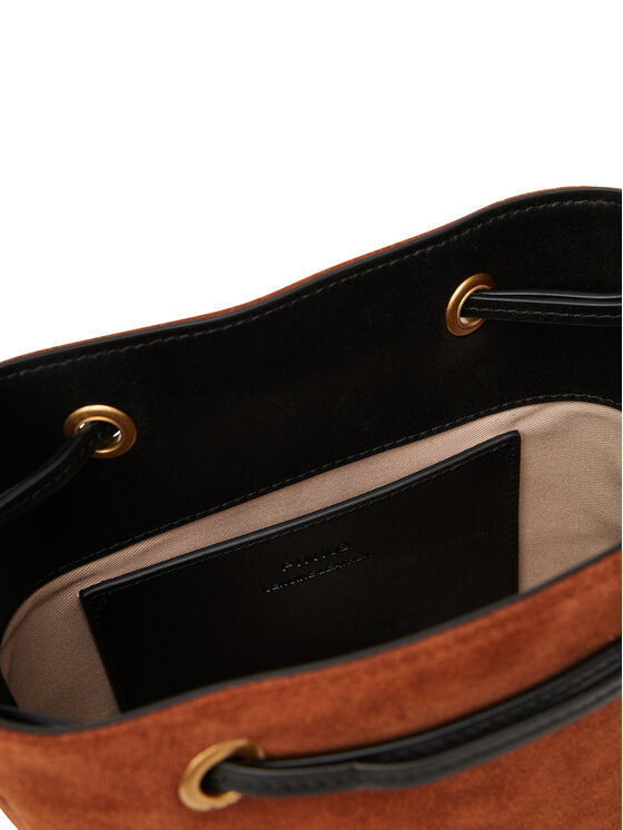 PINKO PINKO Ročna torba Secchiello Mini PE 25 PLTT 104303 A2CC Rjava