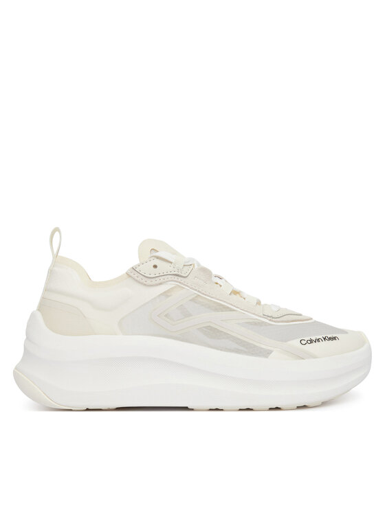 Calvin Klein Calvin Klein Sneakersy Chunky Run Ckstripe Lup Rip HW0HW03005 05Z Écru
