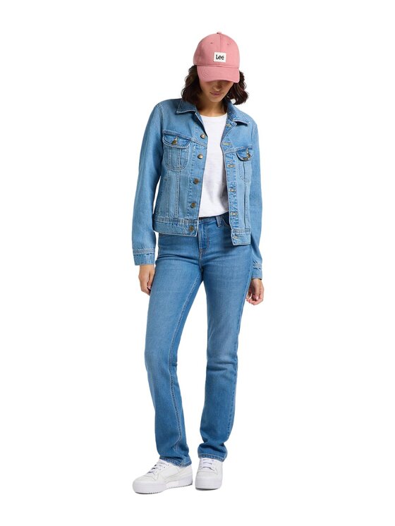 Lee Lee Kurtka jeansowa 112364112 Niebieski Regular Fit