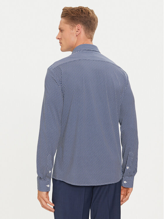 BOSS Boss Srajca Roan 50522091 Modra Slim Fit