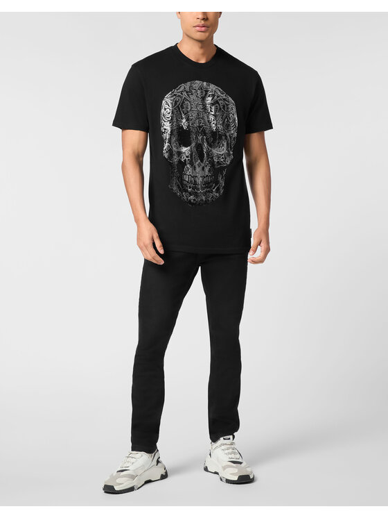 PHILIPP PLEIN PHILIPP PLEIN T-Shirt 26247 Czarny Regular Fit