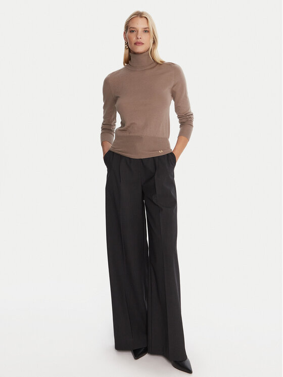 Luisa Spagnoli Luisa Spagnoli Rolák Manos 100106 Čierna Slim Fit
