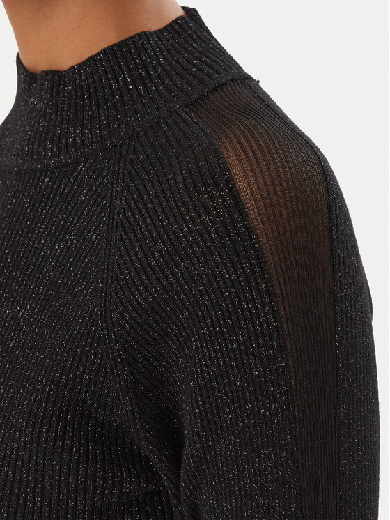 Rinascimento Rinascimento Blūze CFM0012394003 Melns Slim Fit