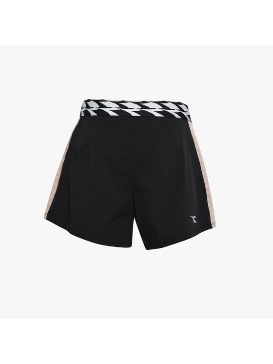 Diadora Diadora Szorty sportowe L. SHORT 9CM BE ONE Czarny Basic Fit