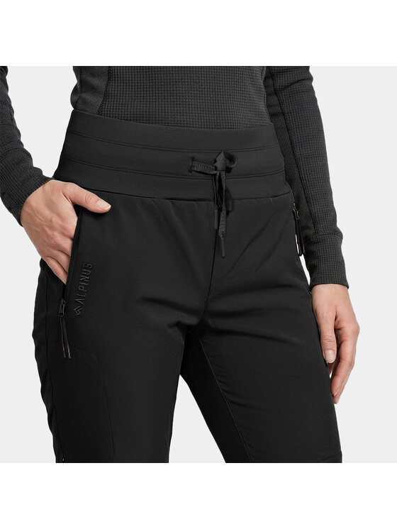 Alpinus Alpinus Joggery Tatlica Czarny Regular Fit