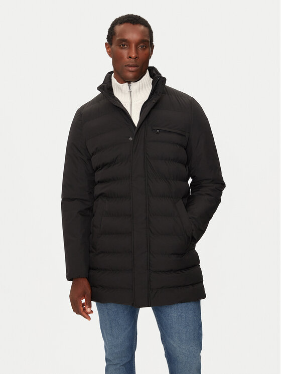 Geox Geox Зимно яке Sile M4628T T3140 F9000 Черен Regular Fit