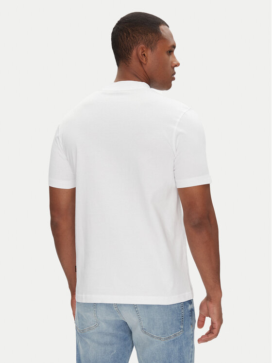 BOSS BOSS Póló Bossfish 50539196 Ekru Regular Fit