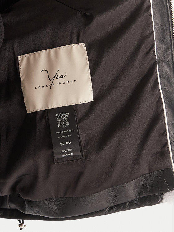 YES LONDON YES LONDON Pelzmantel 031 Grau Regular Fit