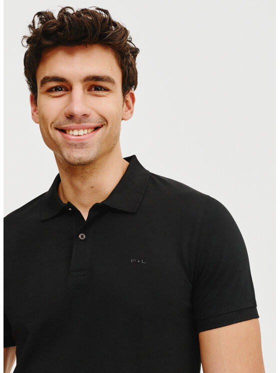 Pako Lorente Pako Lorente Polo P25SF-TX-007 Czarny Slim Fit
