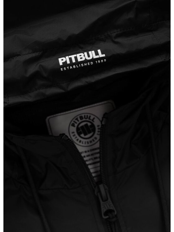 PITBULL PITBULL Kurtka przejściowa ATHLETIC TAPE Czarny Regular Fit